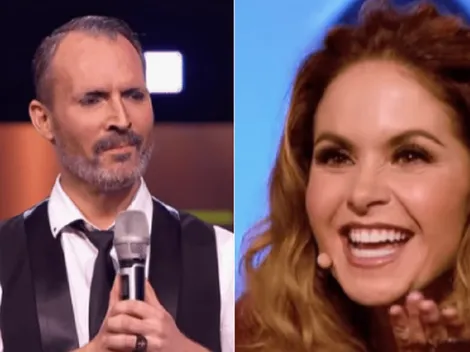 Lucero queda sorprendida ante presentación de imitador chileno de Miguel Bosé