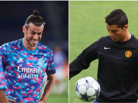 Bale como cabro chico por el regreso de CR7 al United