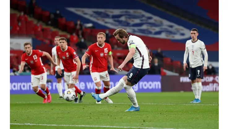 Inglaterra aventaja a Polonia por 5 puntos en las Eliminatorias a Qatar 2022.