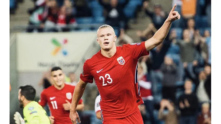 Haaland ha marcado en los últimos 3 partidos de Noruega