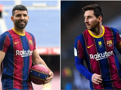 Amigo fiel: el Kun rechaza la 10 del Barça "por respeto a Messi"