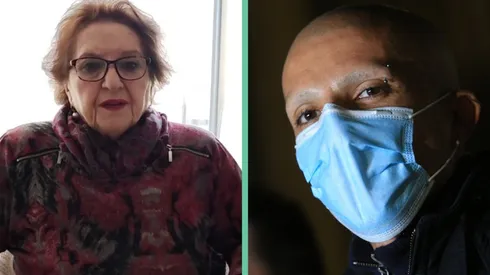 María Luisa Cordero junto Rodrigo Rojas Vade.