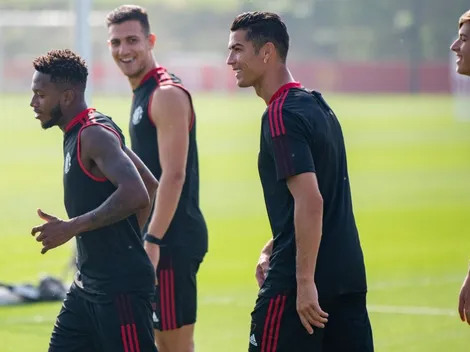 Cristiano tiene su primer entrenamiento con el United
