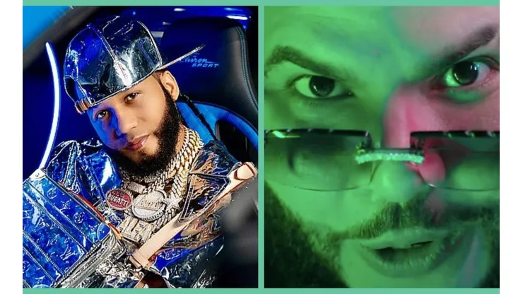 El Alfa y Farruko en el video de CURAZAO.