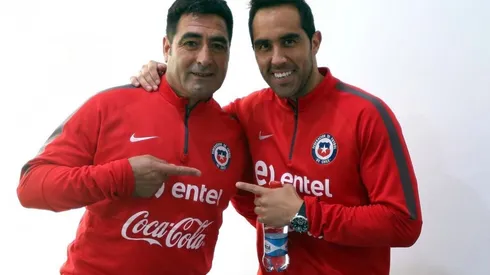 Nelson Tapia y Claudio Bravo tienen una gran amistad de años, la que comenzó cuando compartieron en la Roja. | Foto: ANFP