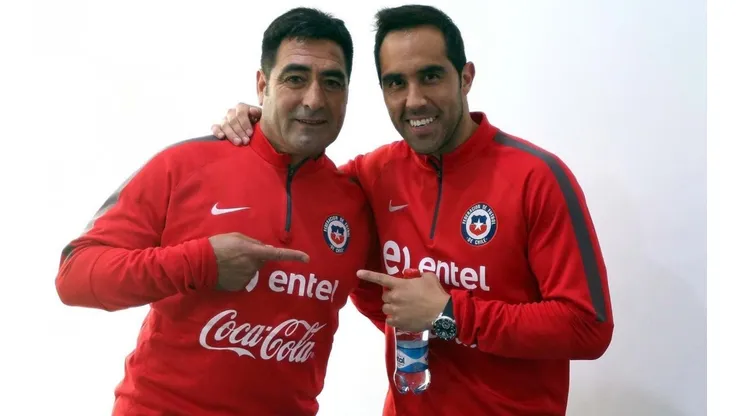 Nelson Tapia y Claudio Bravo tienen una gran amistad de años, la que comenzó cuando compartieron en la Roja. | Foto: ANFP