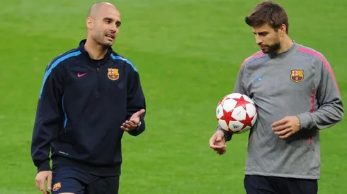 Josep Guardiola fue uno de los entrenadores más influyentes de Gerard Piqué.