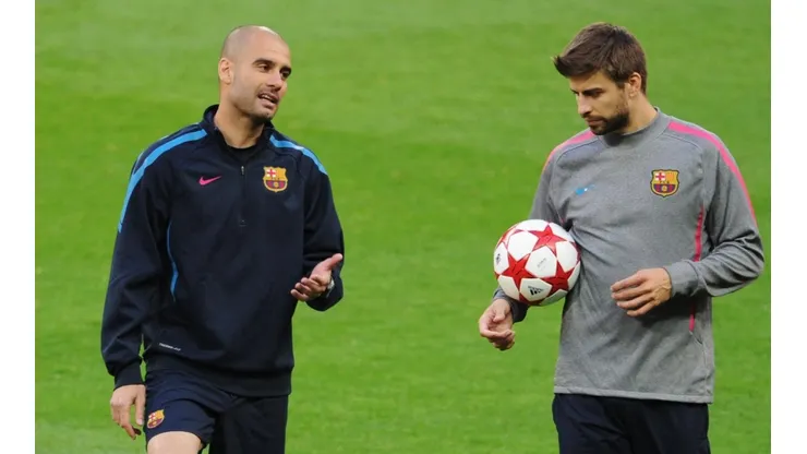 Josep Guardiola fue uno de los entrenadores más influyentes de Gerard Piqué.