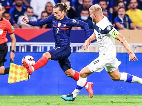 Doblete de Griezmann en triunfo de Francia contra Finlandia