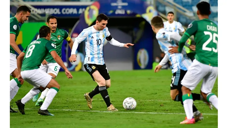 Los dirigidos por Scaloni se enfrentaron por Copa América a los altiplanos.