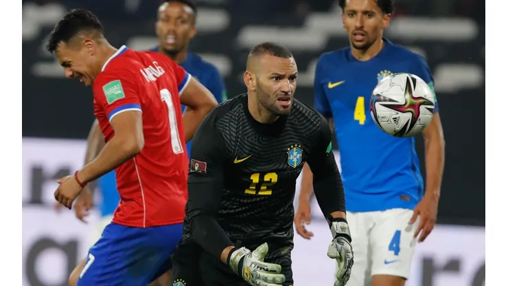 Weverton tuvo una destacada participación ante Chile.