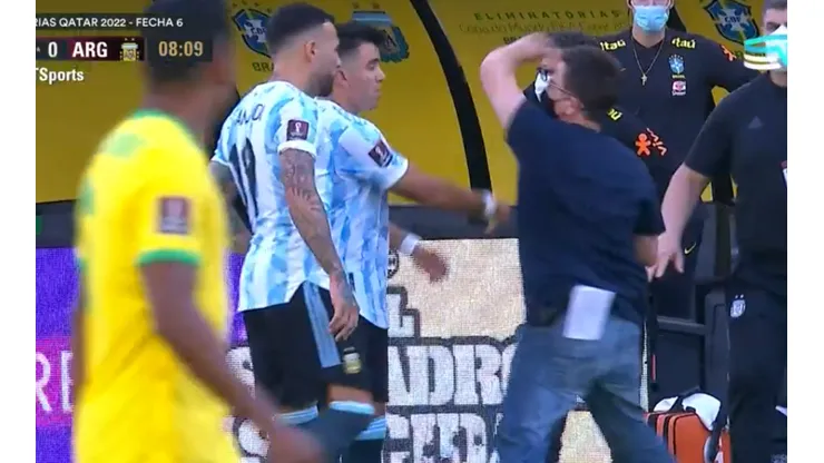 Argentina y Brasil suspendieron el partido ante la aparición de las autoridades