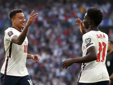Inglaterra imparable: doblete de Lingard y Saka vuelve a celebrar