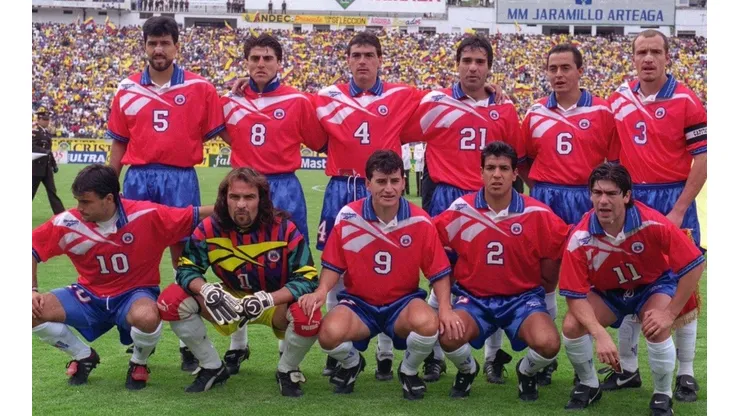 La formación titular que presentó el técnico Nelson Acosta en la igualdad 1-1 ante Ecuador, en Quito.