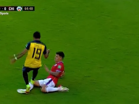 ¡Criminal! Pisotón de Sornoza a Baeza y se va a las duchas