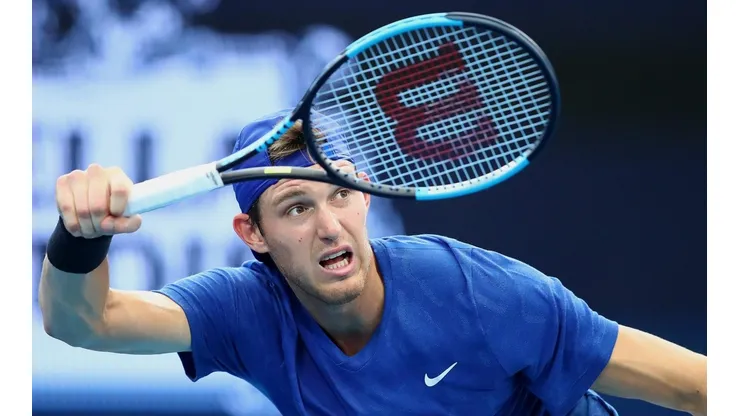 Nicolás Jarry quedó a un triunfo de ingresar al cuadro principal del Challenger de Cassis. | Foto: Getty Images