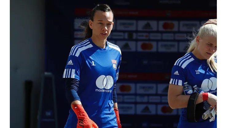 Christiane Endler fue titular en la victoria 6-0 del Olympique de Lyon. | Foto: @OLfeminin