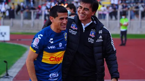 Quinteros saludando a Barroso en Talca