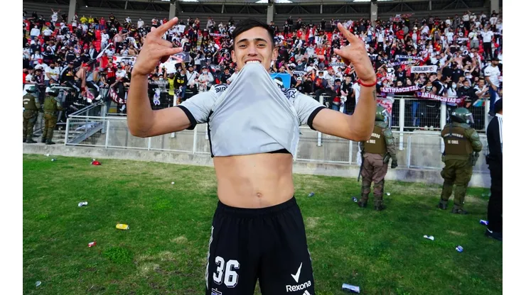 Pablo Solari, figura del Colo Colo campeón de la Copa Chile.