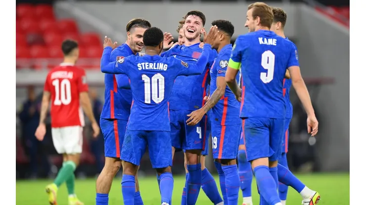 Inglaterra lidera con puntaje perfecto el Grupo I de las Eliminatorias a Qatar 2022.