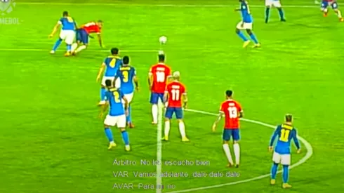 El VAR aseguró que Vidal se había tirado en el penal