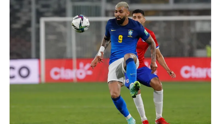 Gabigol cumplió un sueño con la 9 de Brasil