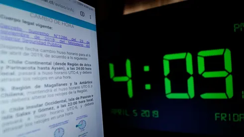 El cambio de hora no rige para la región de Magallanes y la Antártica Chilena por tener un horario especial.