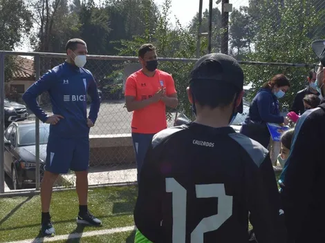Lanaro y Aued comparten con pequeños hinchas cruzados