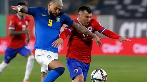 Chile ante Brasil en su partido por las Eliminatorias Sudamericanas rumbo a Qatar 2022.