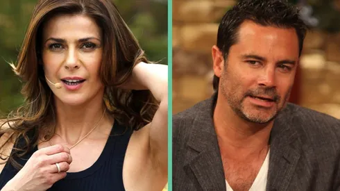 Tonka Tomicic y Felipe Camiroaga.