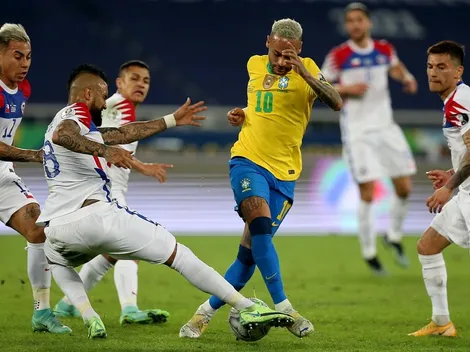 Vidal se motiva para el duelo de Chile ante Brasil con sus hijos