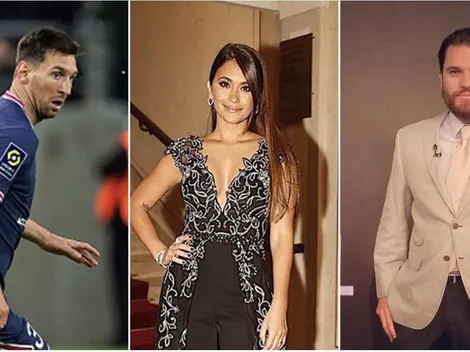 Periodista se desubica y se pasa tres pueblos con la esposa de Messi