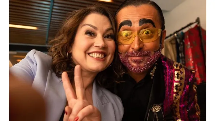 Javiera Contador y Yerko Puchento, los animadores de Pecados Digitales, de Mega.