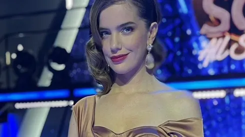 Millaray Viera en el set de Yo Soy All Stars.