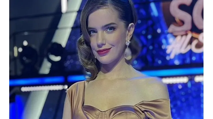 Millaray Viera en el set de Yo Soy All Stars.