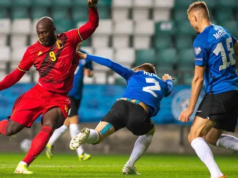 Lukaku se desata con Bélgica y marca doblete ante Estonia