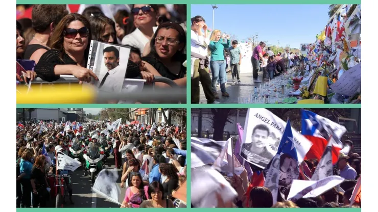 Imágenes del documental El cariño de un país, que exhibirá TVN este jueves.
