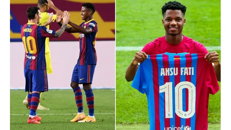 Ansu Fati fue oficializado como el nuevo 10 de Barcelona.