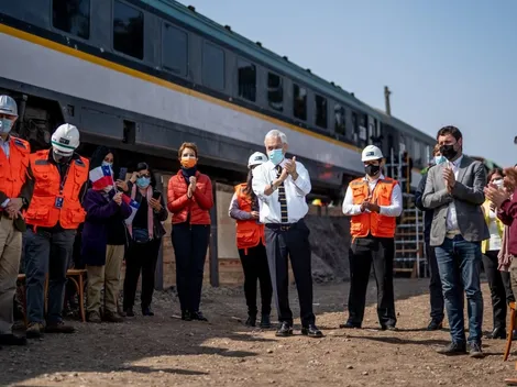 Piñera inicia las obras del Tren Melipilla - Santiago