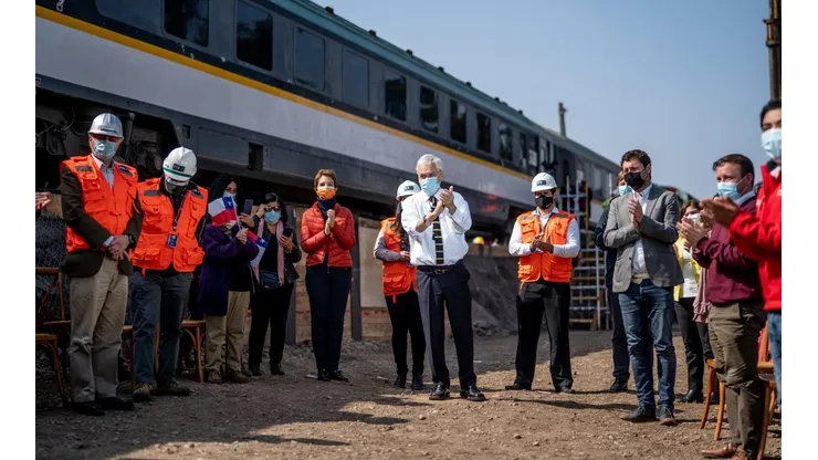 Piñera inicia las obras del Tren Melipilla - Santiago