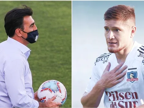 Gil le hace un quequito a Quinteros por su trabajo en Colo Colo