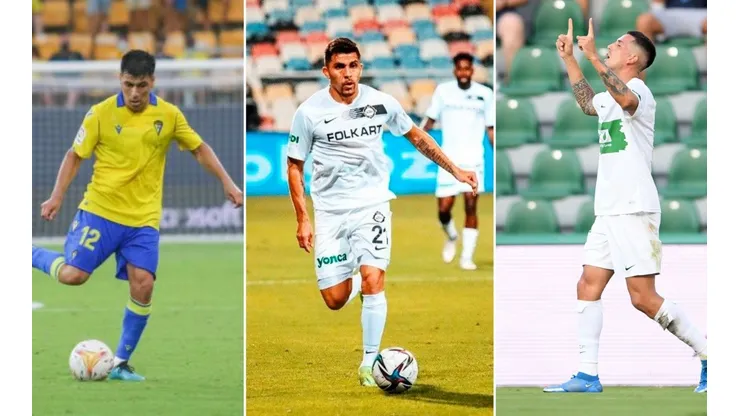 Los futbolistas chilenos se movieron en el fútbol de Europa.