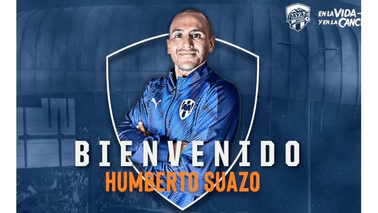 La oficialización de Chupete Suazo como jugador de Rayados en su filial.