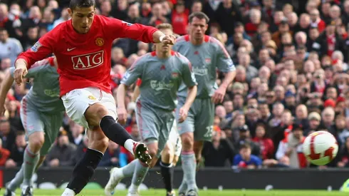 Cristiano Ronaldo jugó en Manchester United entre 2003 y 2009.