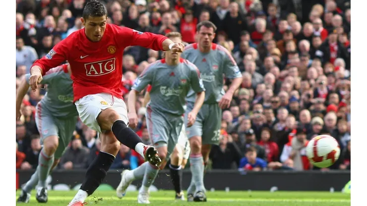 Cristiano Ronaldo jugó en Manchester United entre 2003 y 2009.