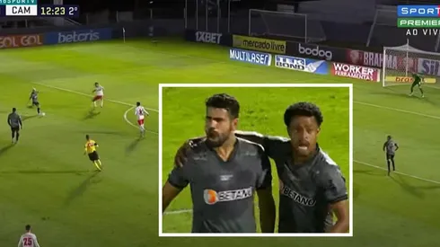 Diego Costa marcó el gol del empate del Mineiro