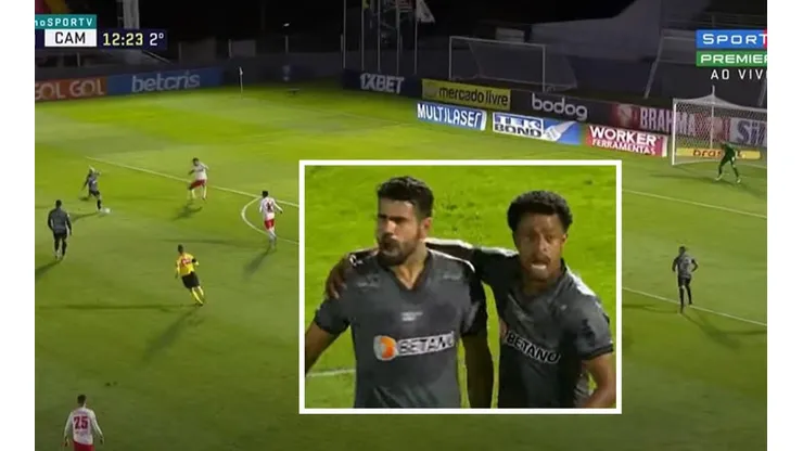 Diego Costa marcó el gol del empate del Mineiro