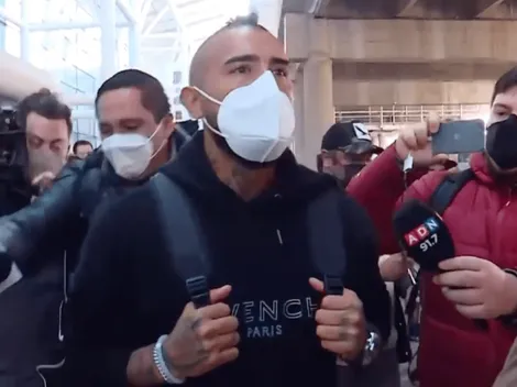 Gran escape: Vidal llega a Chile para las eliminatorias