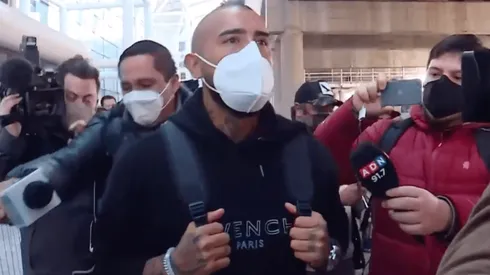 Vidal ya llegó a Chile para disputar las eliminatorias