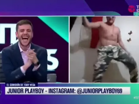 Junior Playboy sorprende con hilarante performance a los panelistas de TST